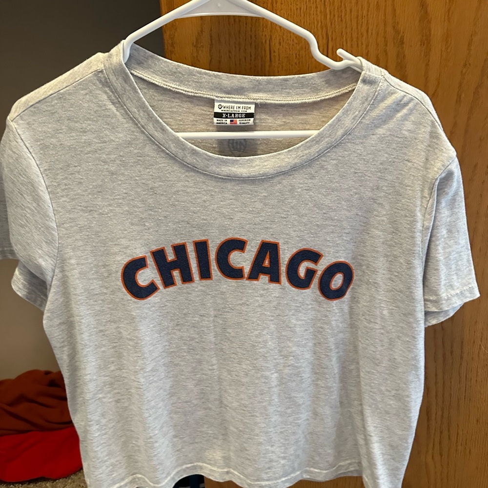 Chicago crew cropped top size XL